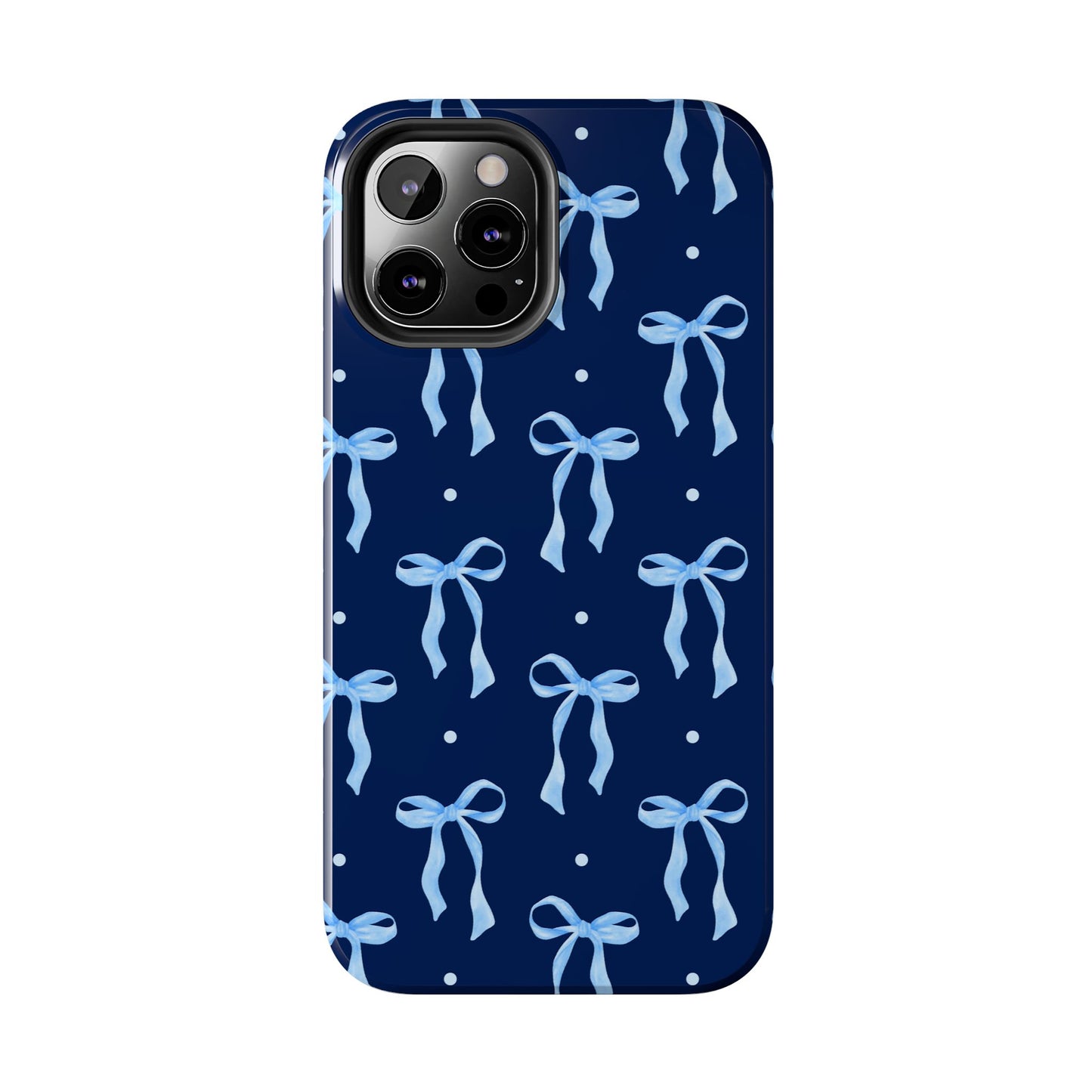 Bows and Blues Phone Case – Cute & Durable Bow Print Case for iPhone & Samsung