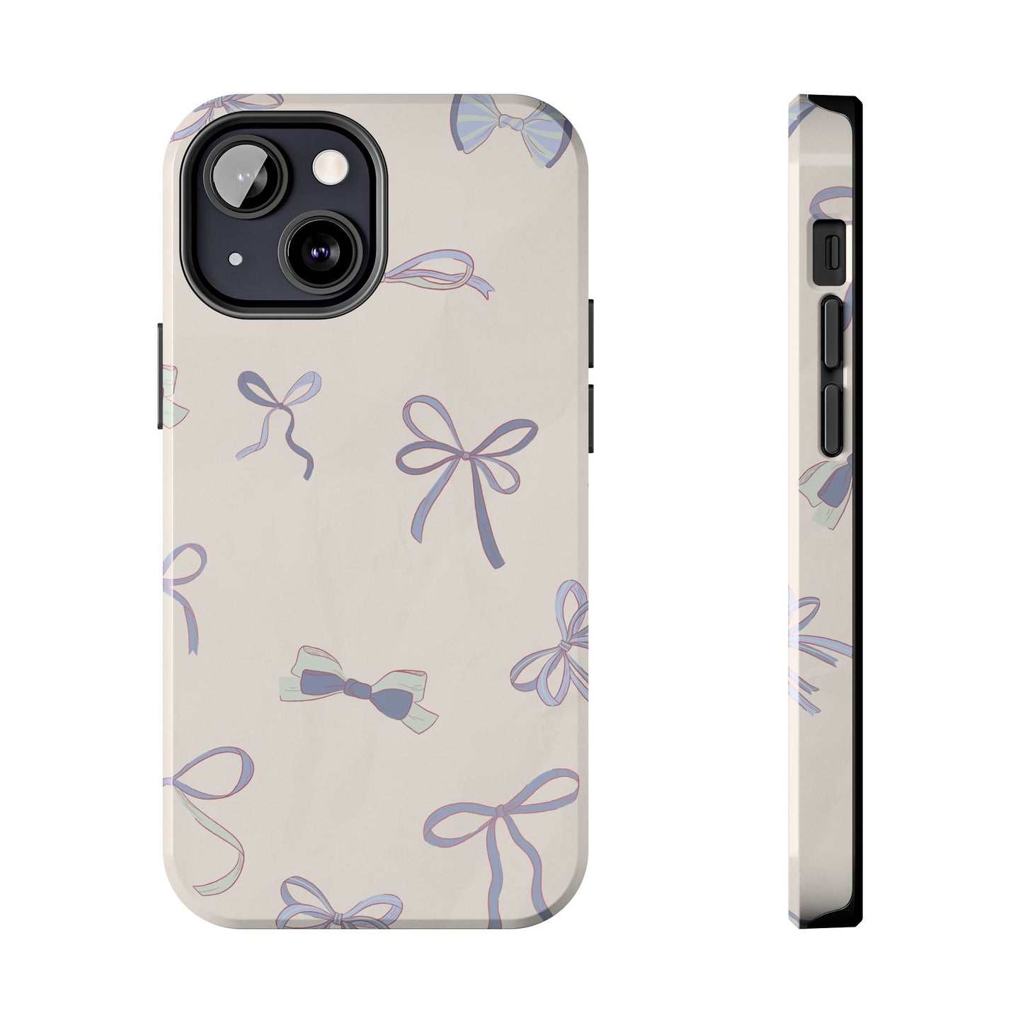 Coquette Pattern Ribbon bow Phone Case iPhone