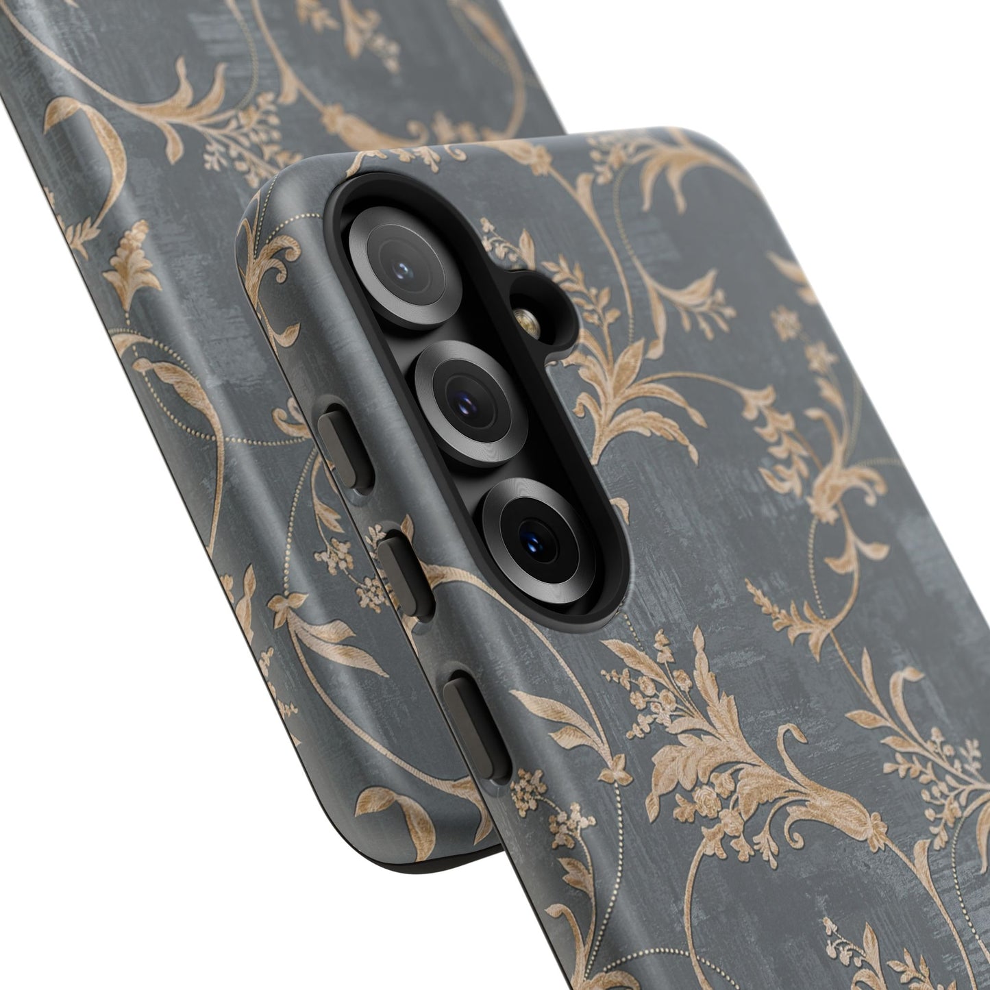Old-Fashioned Flower Phone Case – Aesthetic Protective Cover for iPhone & Samsung - JGUS