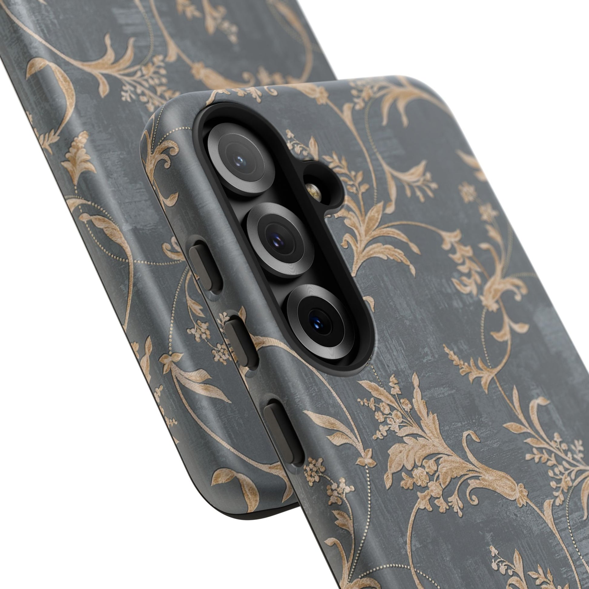 Old-Fashioned Flower Phone Case – Aesthetic Protective Cover for iPhone & Samsung - JGUS
