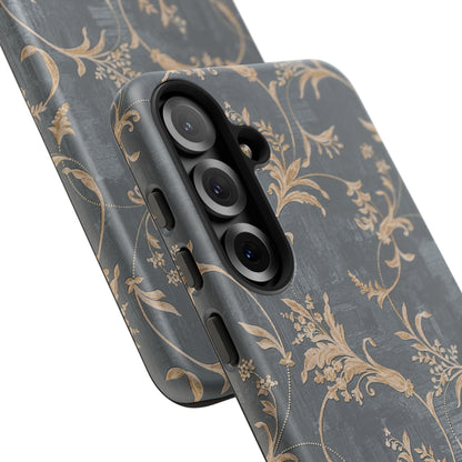 Old-Fashioned Flower Phone Case – Aesthetic Protective Cover for iPhone & Samsung - JGUS