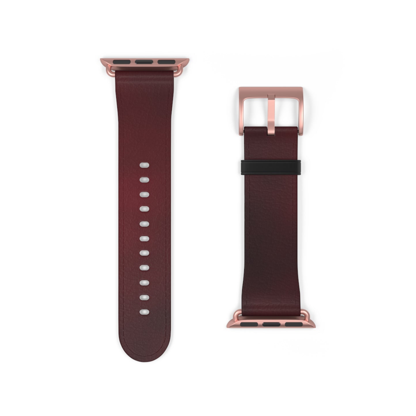 Vintage Burgundy Cherry Apple Watch Band – Sustainable, Stylish, and Comfortable