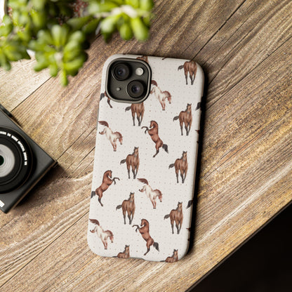 Wild Mustang Horse Pattern Phone Case – Stylish, Protective & Eco-Friendly - JGUS
