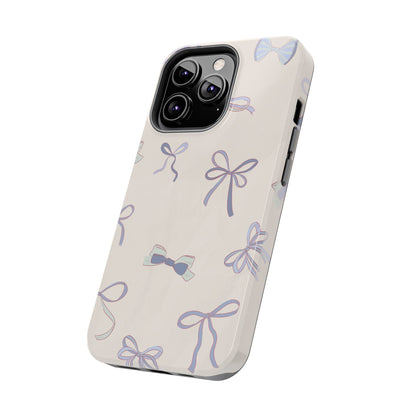 Coquette Pattern Ribbon bow Phone Case iPhone