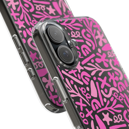 Abstract Vibes Clear Phone Case