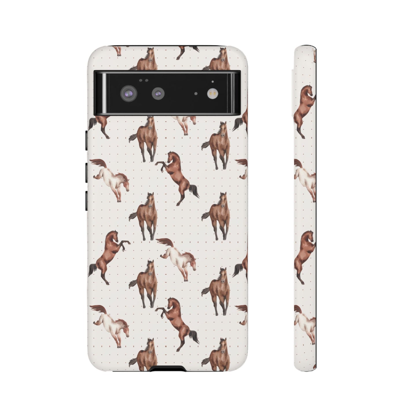 Wild Mustang Horse Pattern Phone Case – Stylish, Protective & Eco-Friendly - JGUS