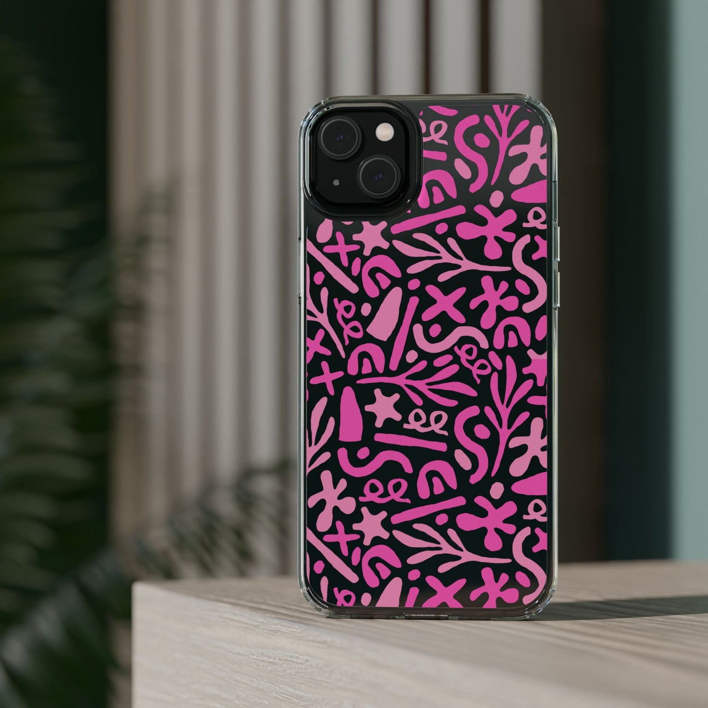 Abstract Vibes Clear Phone Case