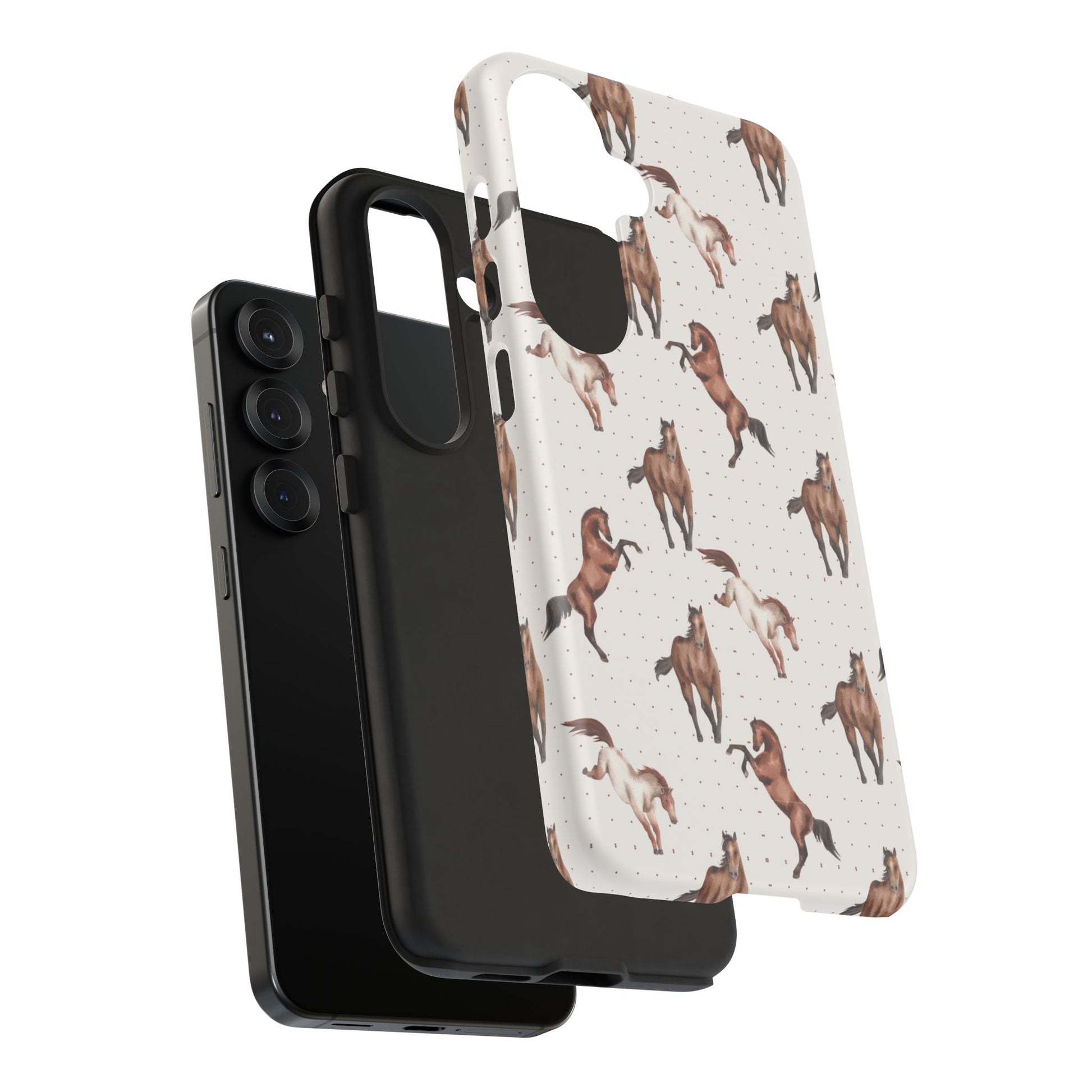 Wild Mustang Horse Pattern Phone Case – Stylish, Protective & Eco-Friendly - JGUS