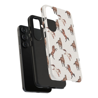 Wild Mustang Horse Pattern Phone Case – Stylish, Protective & Eco-Friendly - JGUS