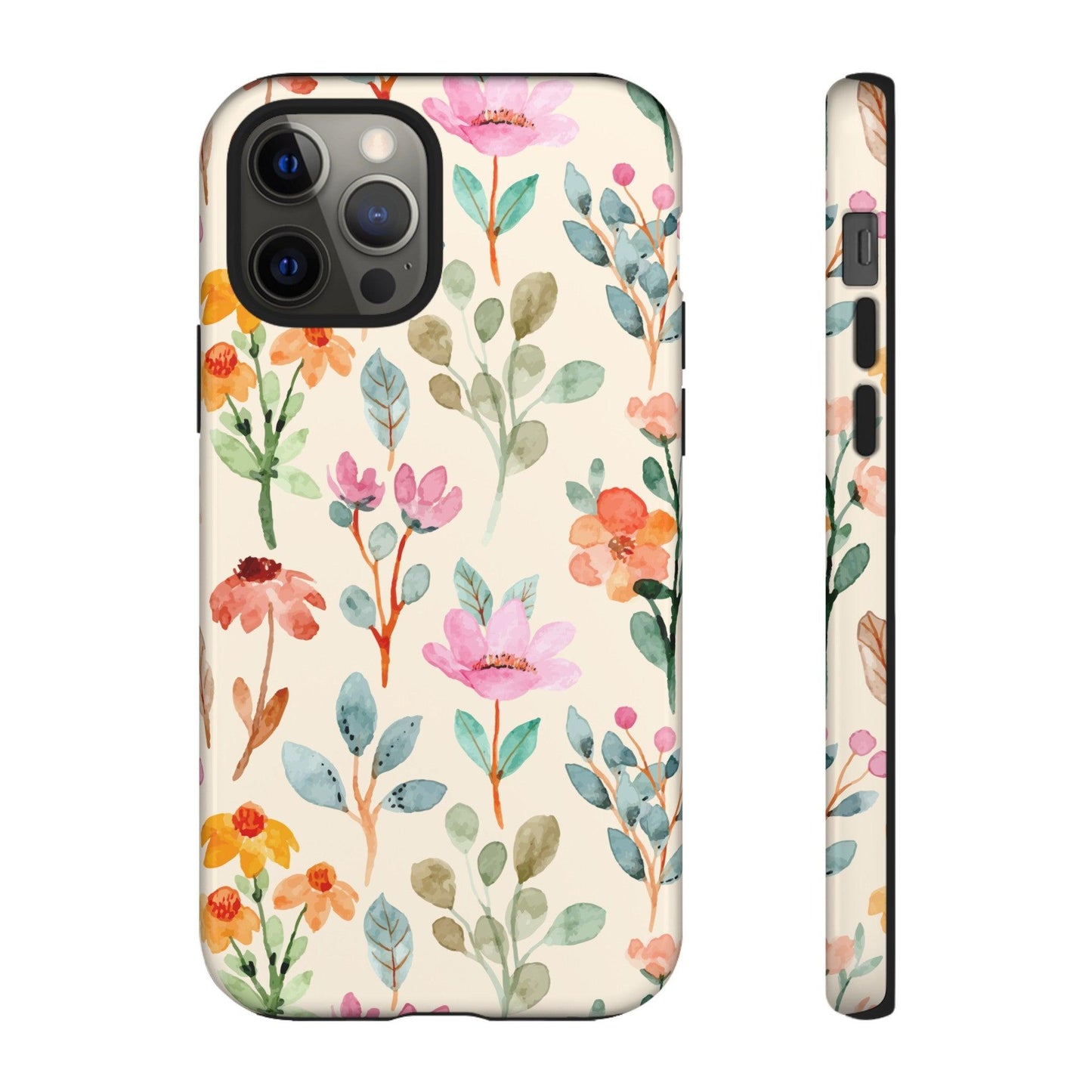 Petal Splash Watercolor Symphony Phone Case