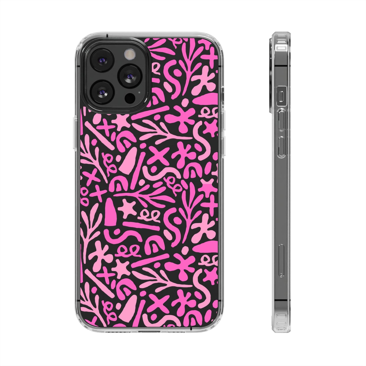 Abstract Vibes Clear Phone Case