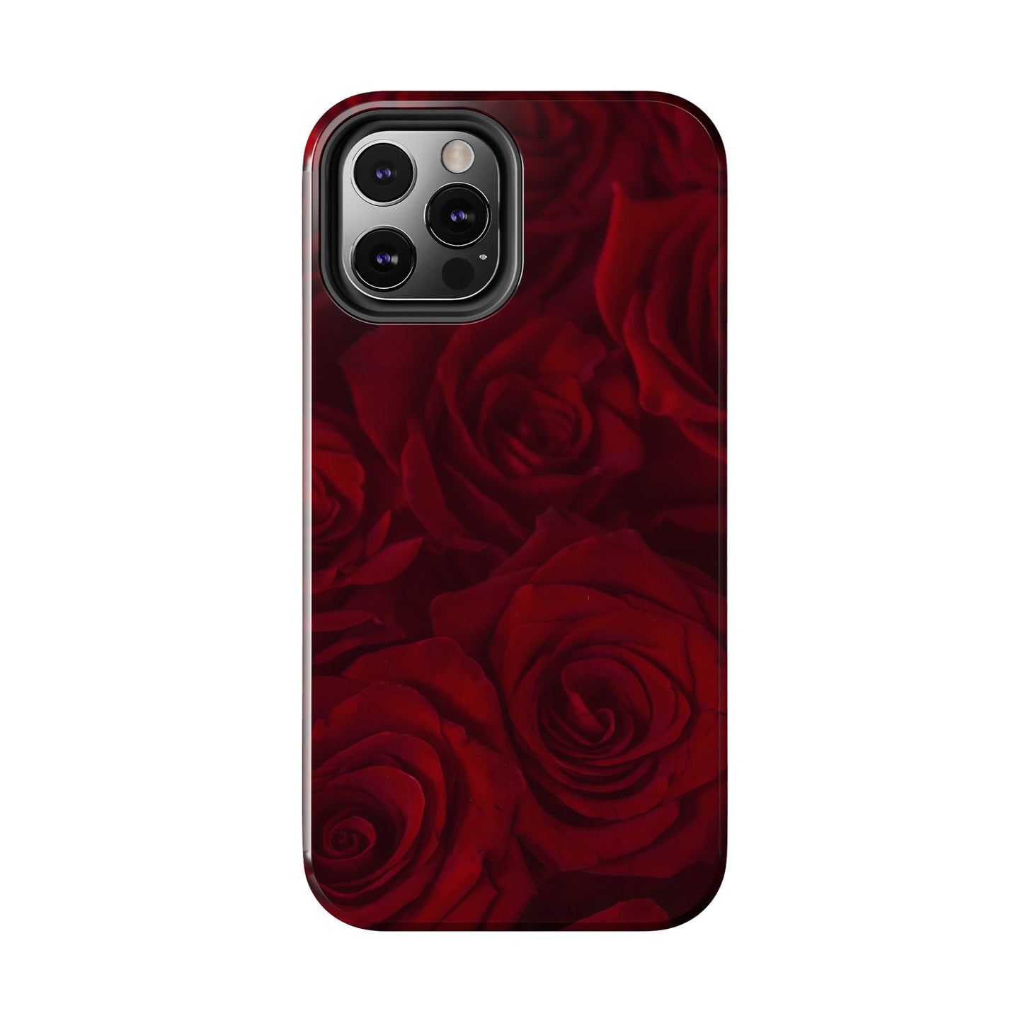 Velvet Rose - Burgundy Floral Phone Case