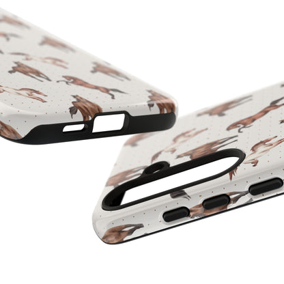Wild Mustang Horse Pattern Phone Case – Stylish, Protective & Eco-Friendly - JGUS