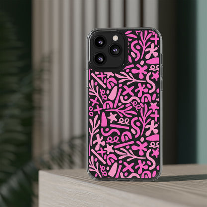 Abstract Vibes Clear Phone Case