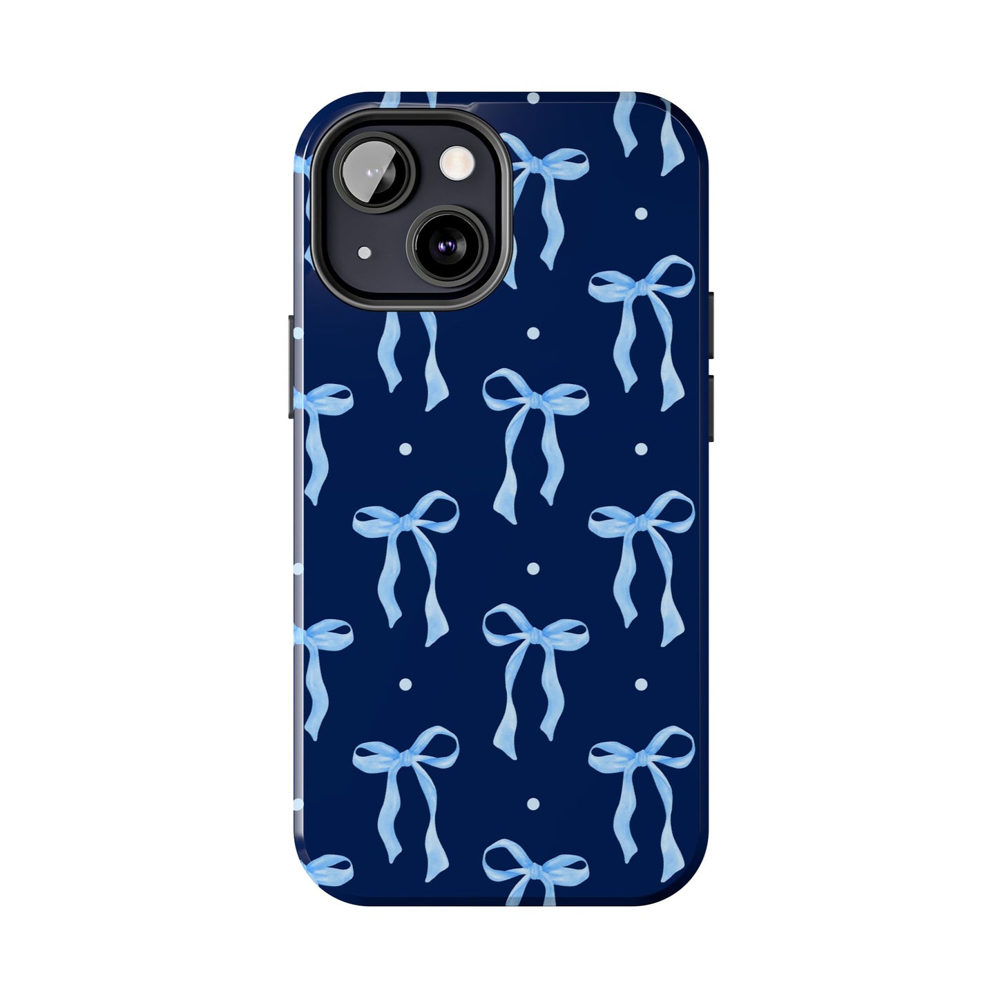Bows and Blues Phone Case – Cute & Durable Bow Print Case for iPhone & Samsung