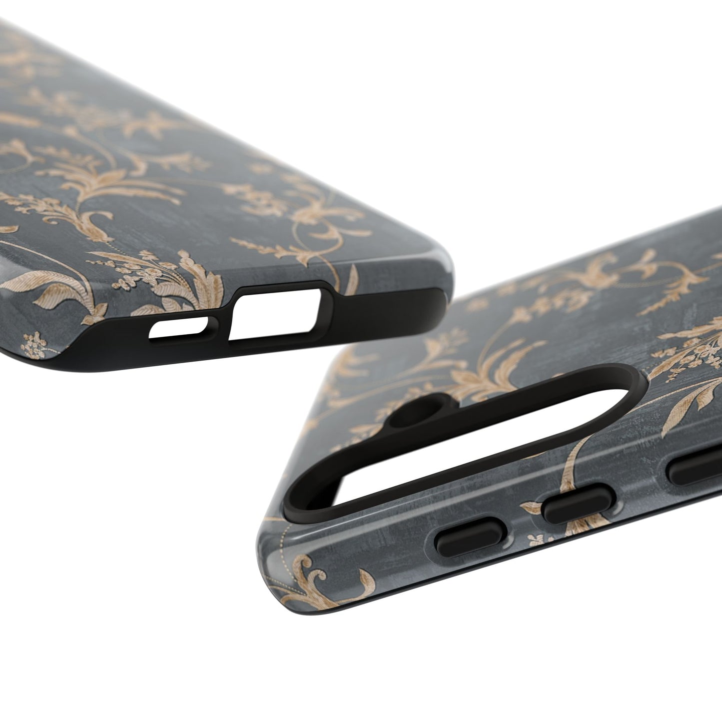 Old-Fashioned Flower Phone Case – Aesthetic Protective Cover for iPhone & Samsung - JGUS