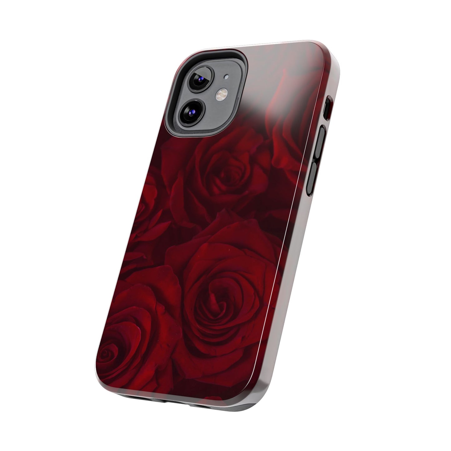 Velvet Rose - Burgundy Floral Phone Case