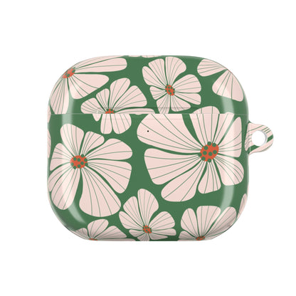 Abstract Retro floral Shockproof & Scratch-Resistant AirPods Case – Wireless Charging Compatible