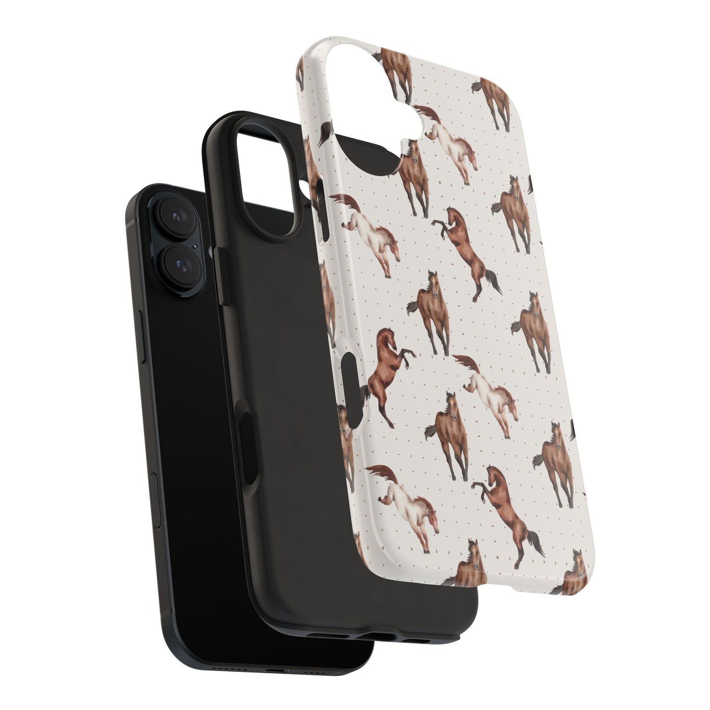 Wild Mustang Horse Pattern Phone Case – Stylish, Protective & Eco-Friendly