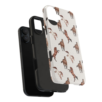 Wild Mustang Horse Pattern Phone Case – Stylish, Protective & Eco-Friendly
