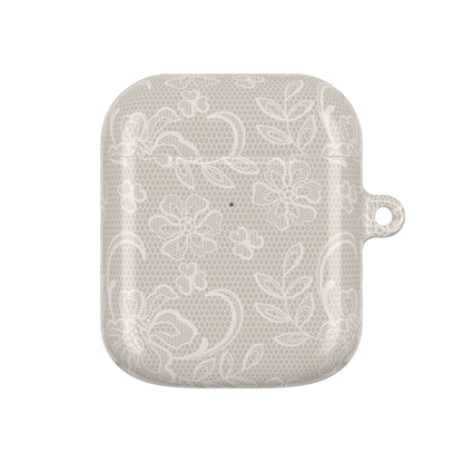 Vintage Floral Lace Shockproof & Scratch-Resistant AirPods Case – Wireless Charging Compatible