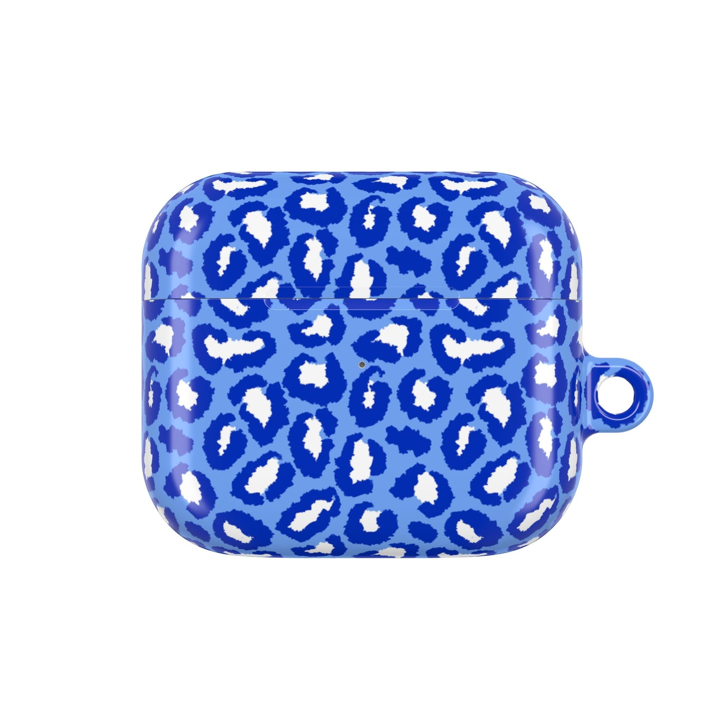 Leopard Vibes - Blue Edition Shockproof & Scratch-Resistant AirPods Case – Wireless Charging Compatible