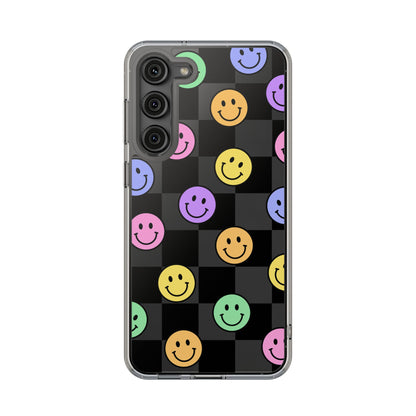 Happy Vibes Clear Phone Case