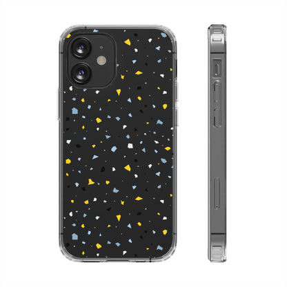 Terrazzo Chic Clear Phone Cases