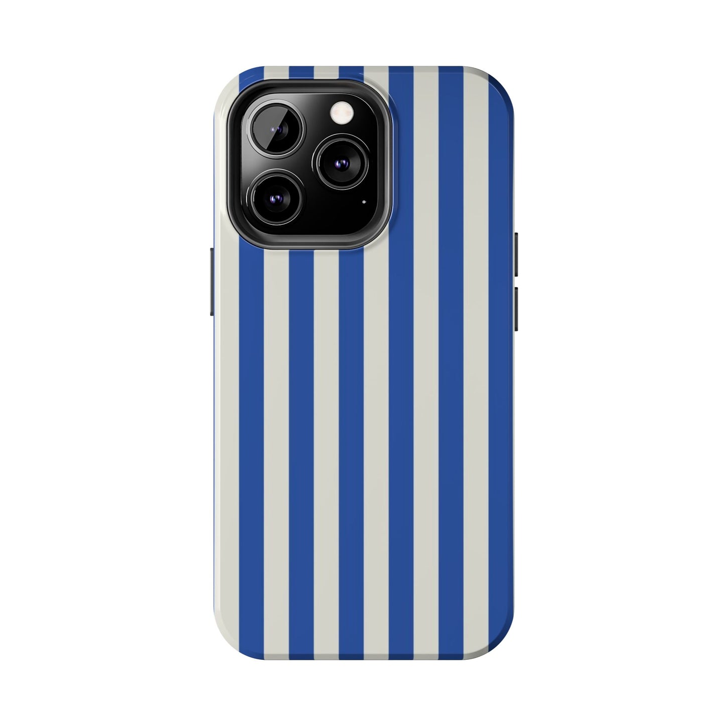 Blue White Striped Phone Case