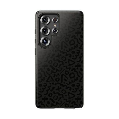 Retro Geometric Vibes Phone Case – 80s 90s Vintage Abstract Pattern for iPhone & Samsung - JGUS