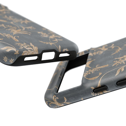 Old-Fashioned Flower Phone Case – Aesthetic Protective Cover for iPhone & Samsung - JGUS