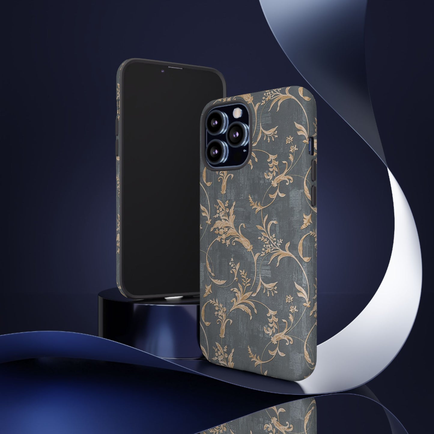 Old-Fashioned Flower Phone Case – Aesthetic Protective Cover for iPhone & Samsung - JGUS