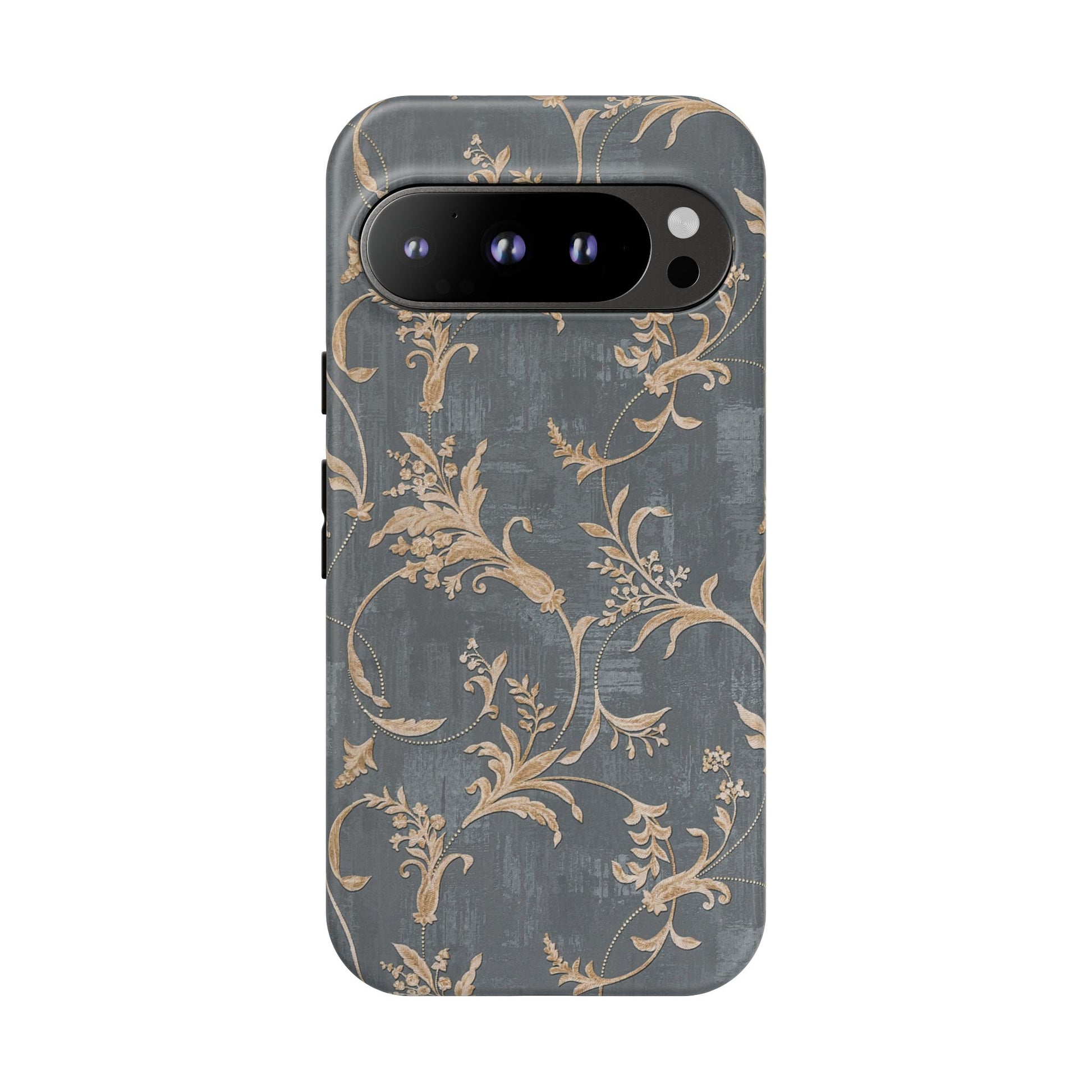 Old-Fashioned Flower Phone Case – Aesthetic Protective Cover for iPhone & Samsung - JGUS