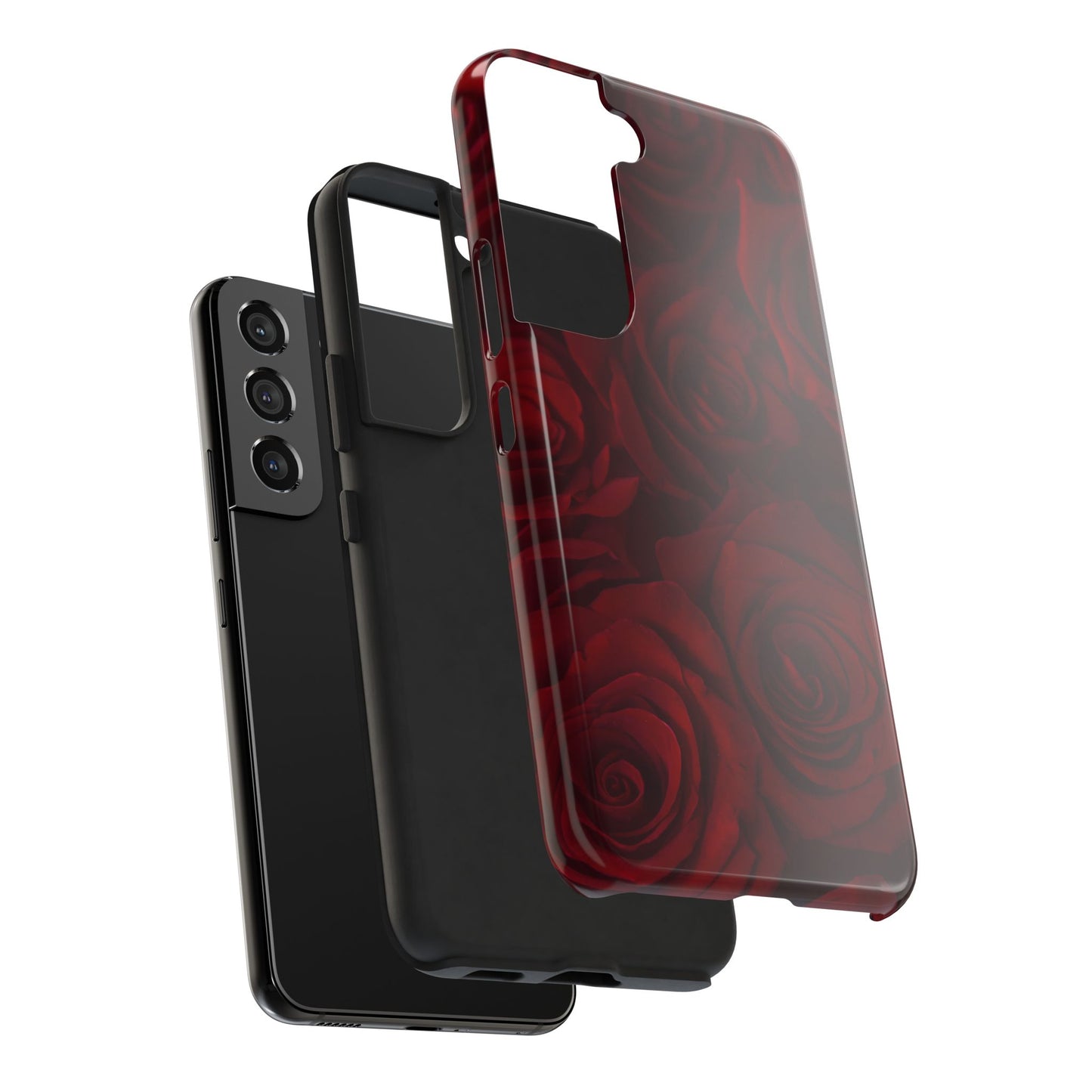 Velvet Rose - Burgundy Floral Phone Case