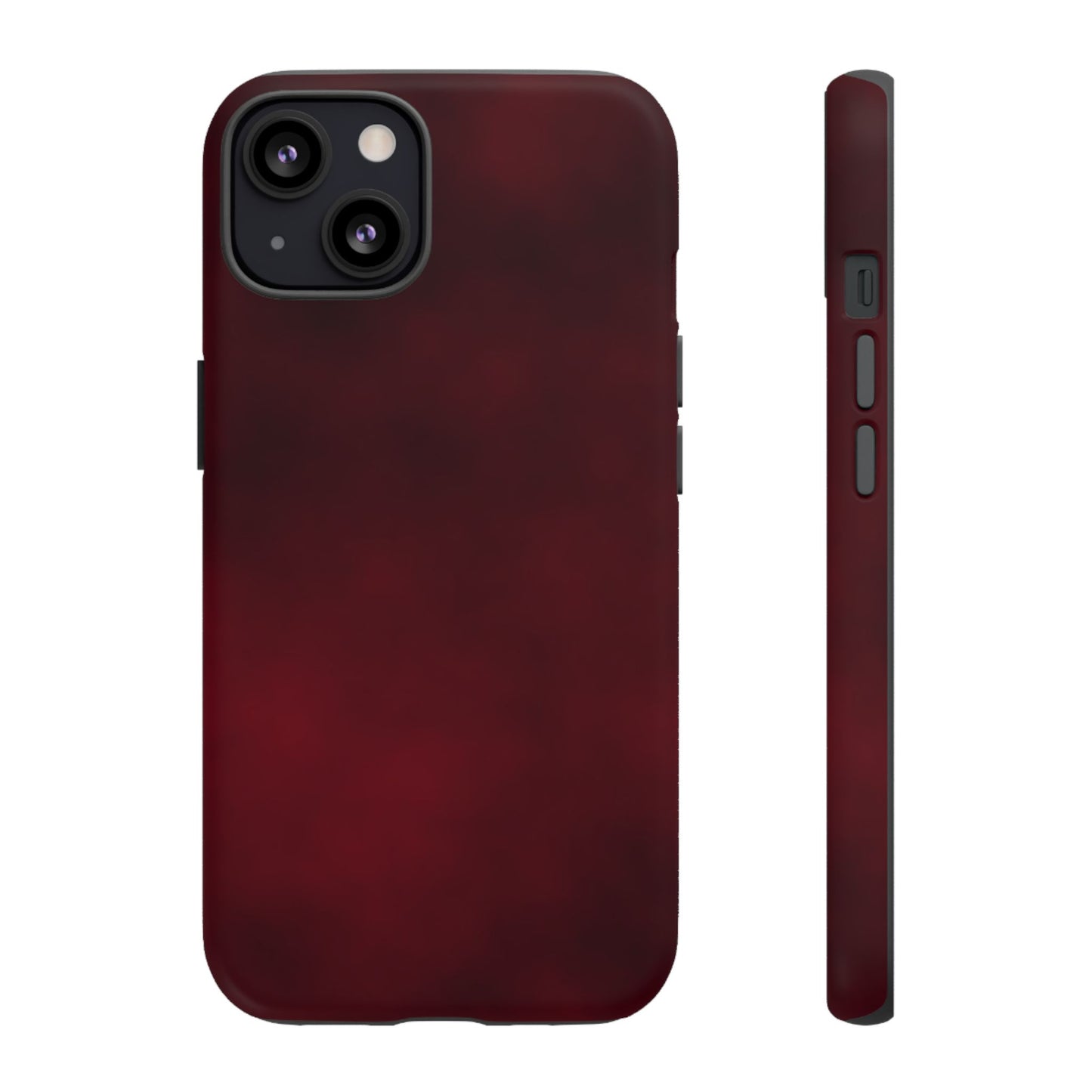 Vintage Burgundy Cherry Phone Case – Elegant Floral Design for iPhone 17 & Samsung Galaxy | Tough Protective Cover - JGUS