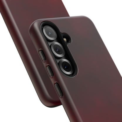 Vintage Burgundy Cherry Phone Case – Elegant Floral Design for iPhone 17 & Samsung Galaxy | Tough Protective Cover - JGUS