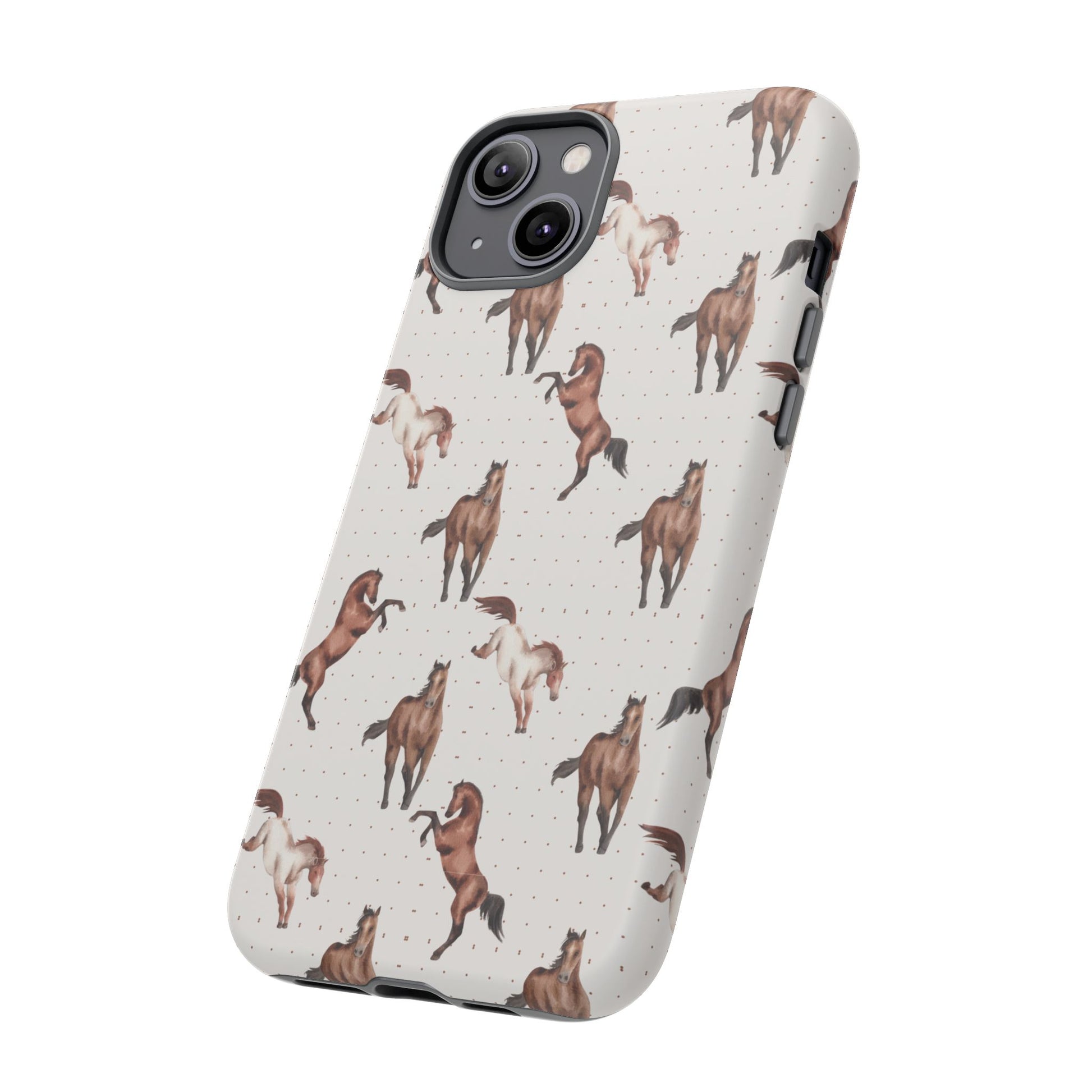 Wild Mustang Horse Pattern Phone Case – Stylish, Protective & Eco-Friendly - JGUS