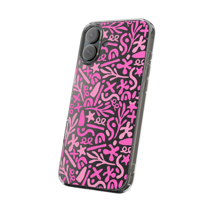Abstract Vibes Clear Phone Case