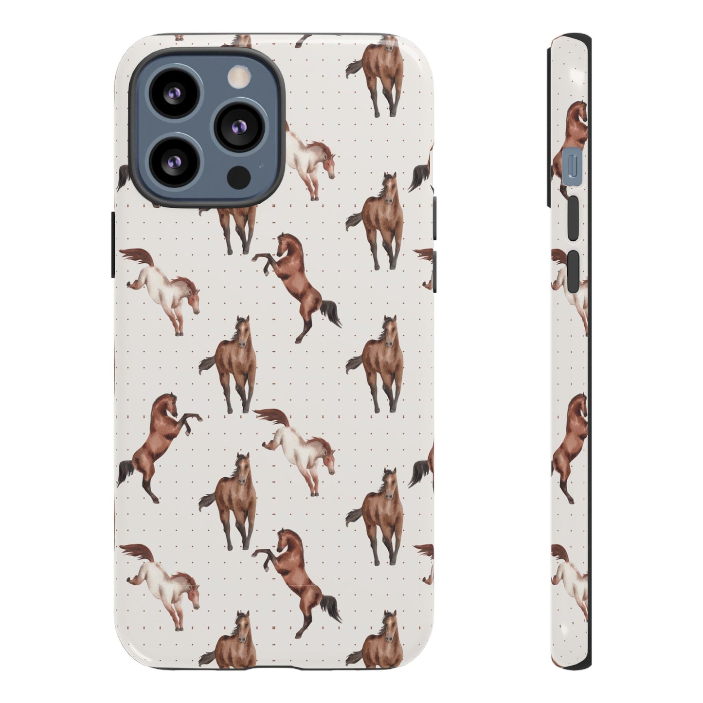 Wild Mustang Horse Pattern Phone Case – Stylish, Protective & Eco-Friendly - JGUS