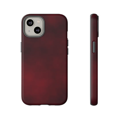 Vintage Burgundy Cherry Phone Case – Elegant Floral Design for iPhone 17 & Samsung Galaxy | Tough Protective Cover - JGUS