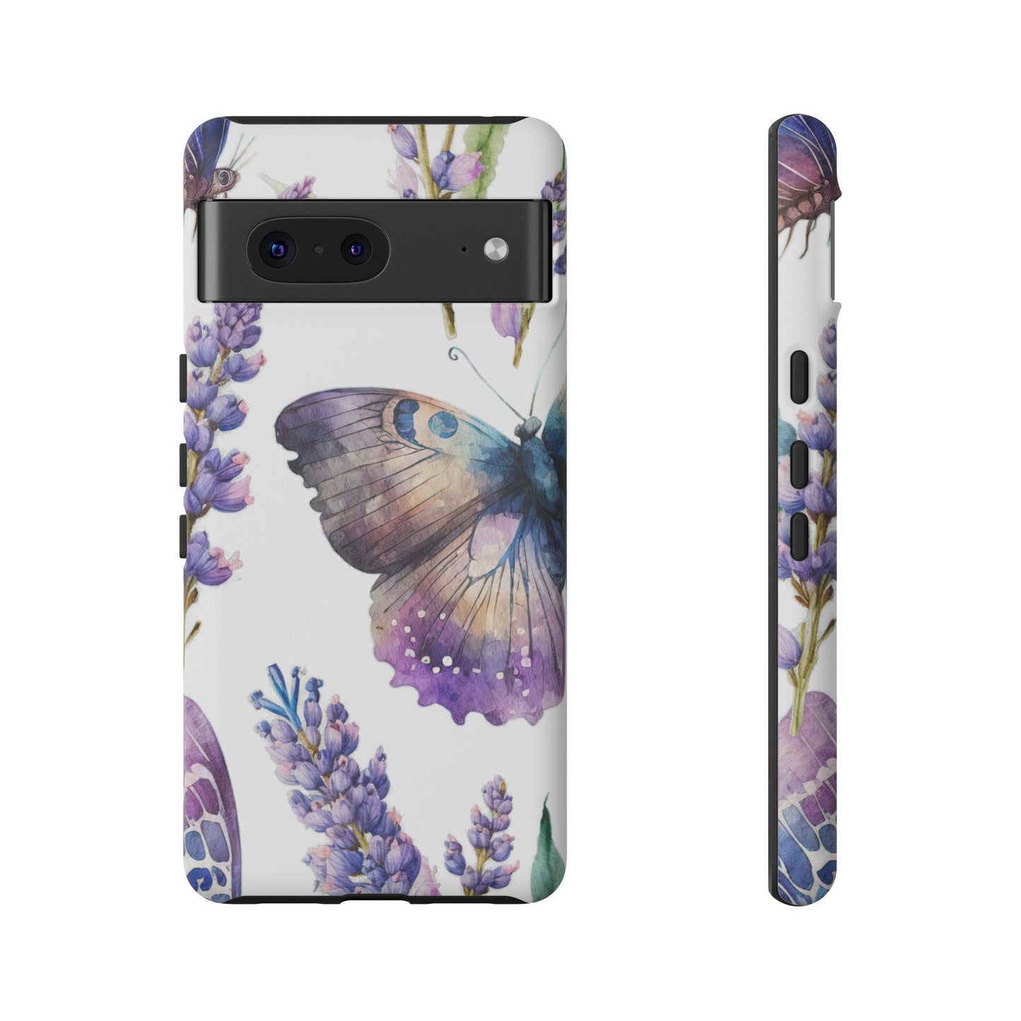 Lavender Butterfly Protective Phone Case