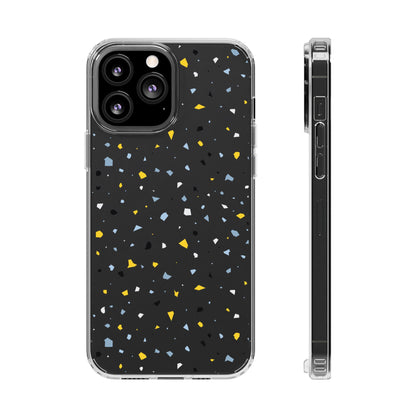 Terrazzo Chic Clear Phone Cases