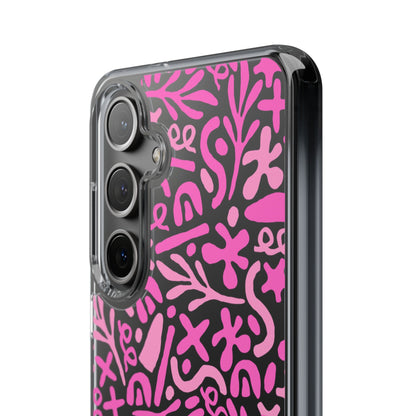 Abstract Vibes Clear Phone Case