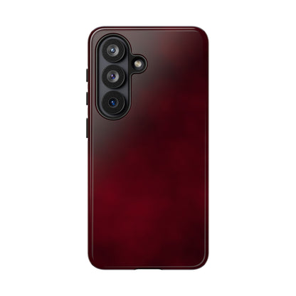 Vintage Burgundy Cherry Phone Case – Elegant Floral Design for iPhone 17 & Samsung Galaxy | Tough Protective Cover - JGUS