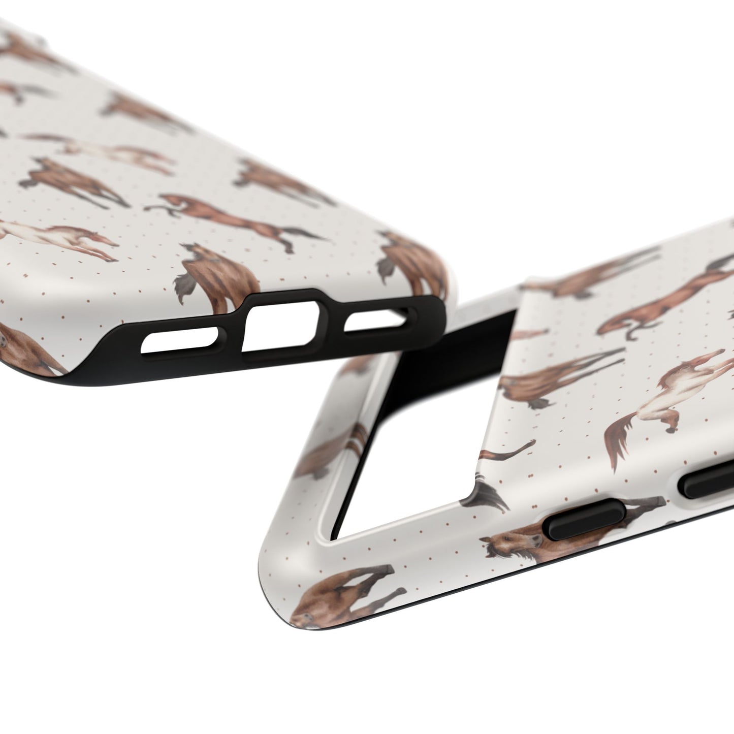 Wild Mustang Horse Pattern Phone Case – Stylish, Protective & Eco-Friendly - JGUS