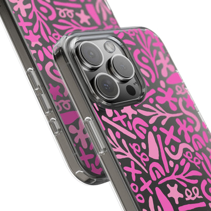 Abstract Vibes Clear Phone Case