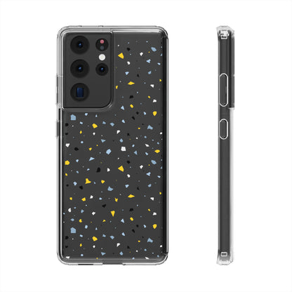 Terrazzo Chic Clear Phone Cases