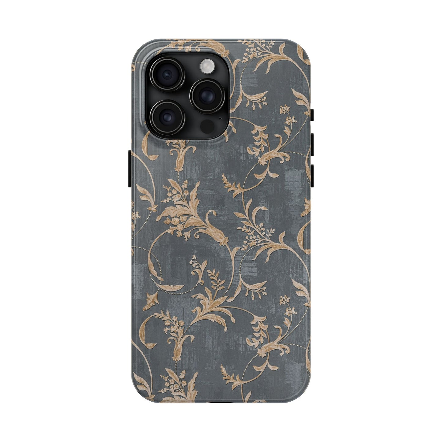 Old-Fashioned Flower Phone Case – Aesthetic Protective Cover for iPhone & Samsung