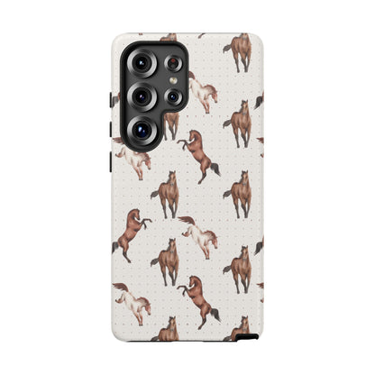 Wild Mustang Horse Pattern Phone Case – Stylish, Protective & Eco-Friendly - JGUS