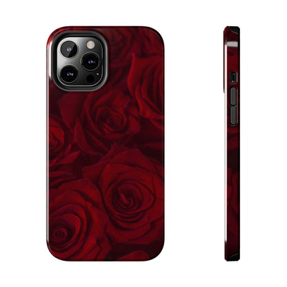 Velvet Rose - Burgundy Floral Phone Case